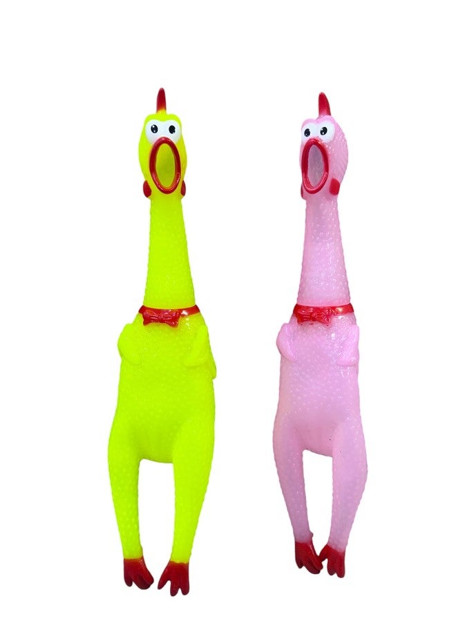 richtots Premium Rubber Chicken Toy 14" Screaming Squawking Practical Joke Prank Stuff Noisemaker Toys, Novelty Gag Gifts Party Favor Random 1Piece - Image 5